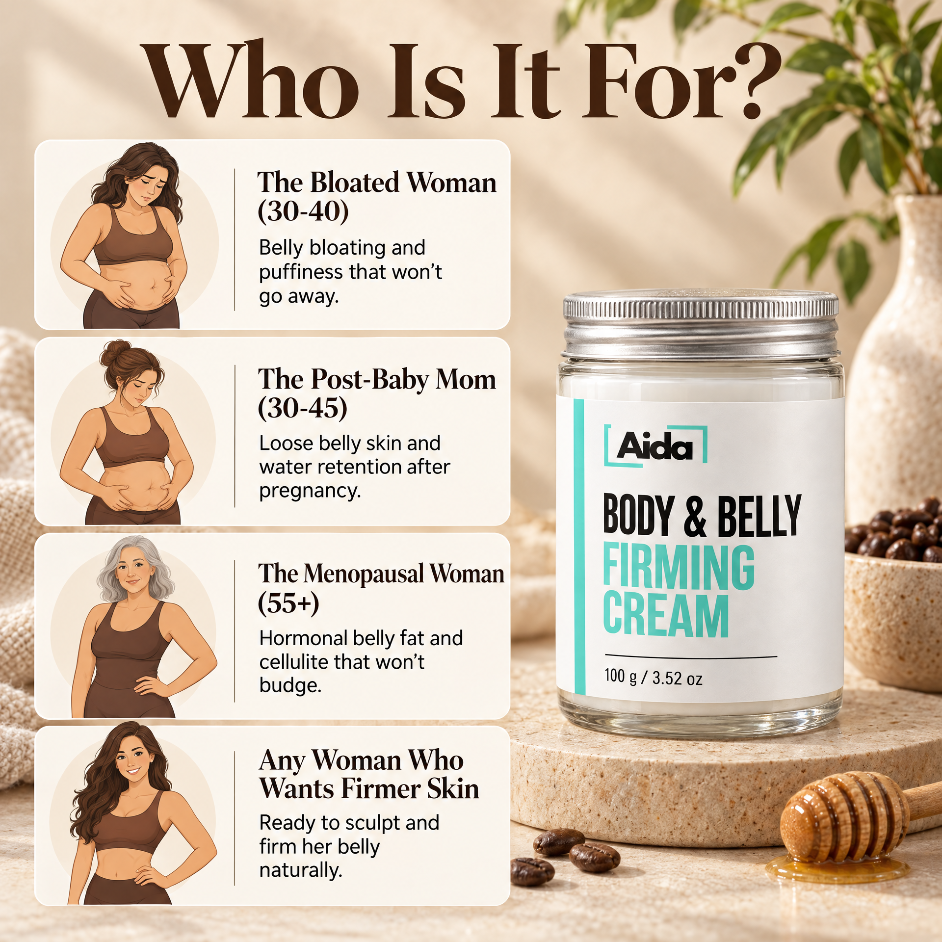 Aida™ - Caffeine Sculpt Cream
