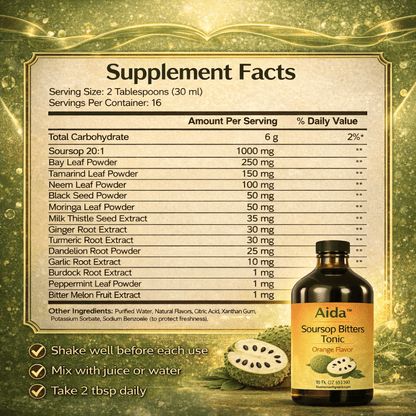 Aida™ - Soursop Bitters Tonic