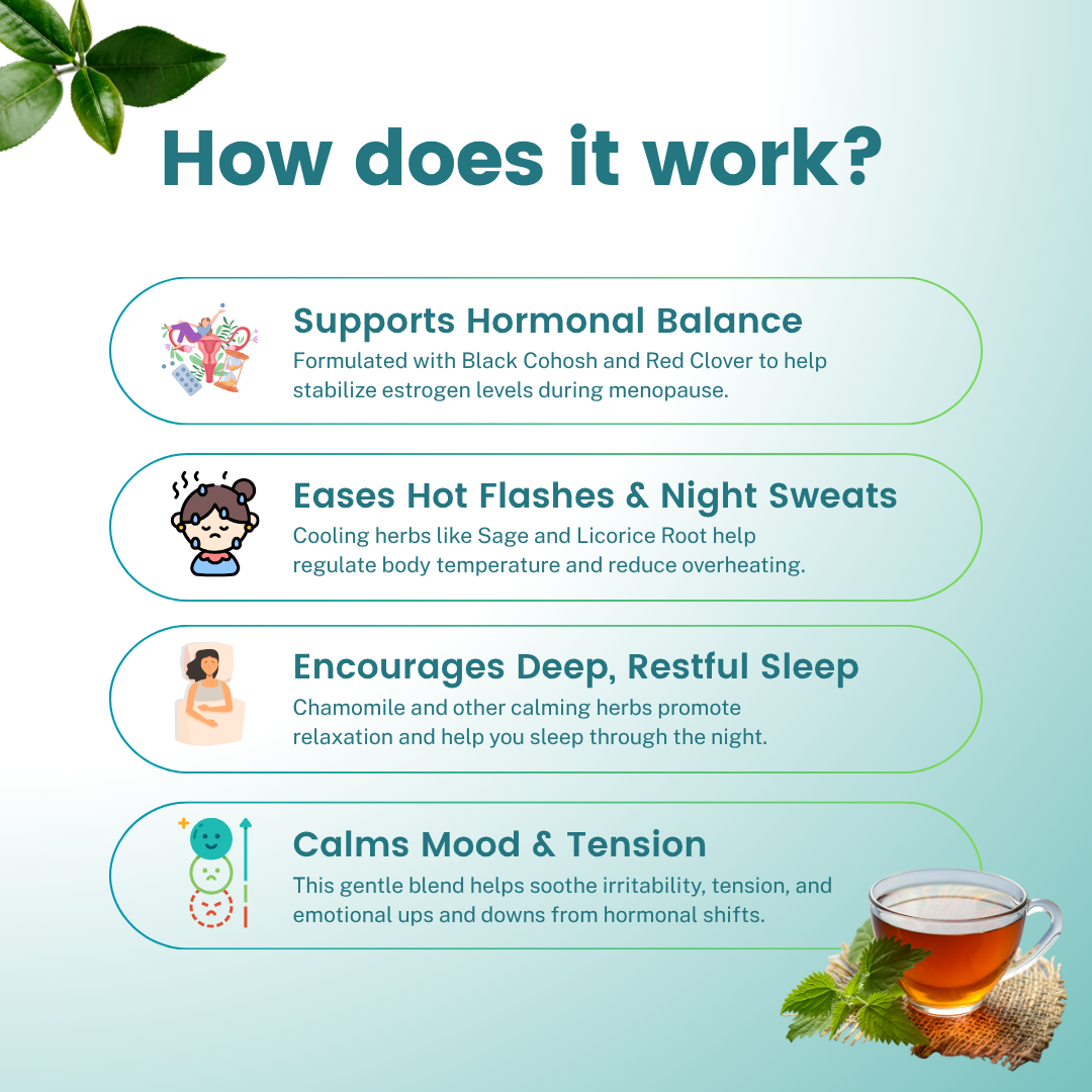 Hot Flash & Night Sweat Relief Tea