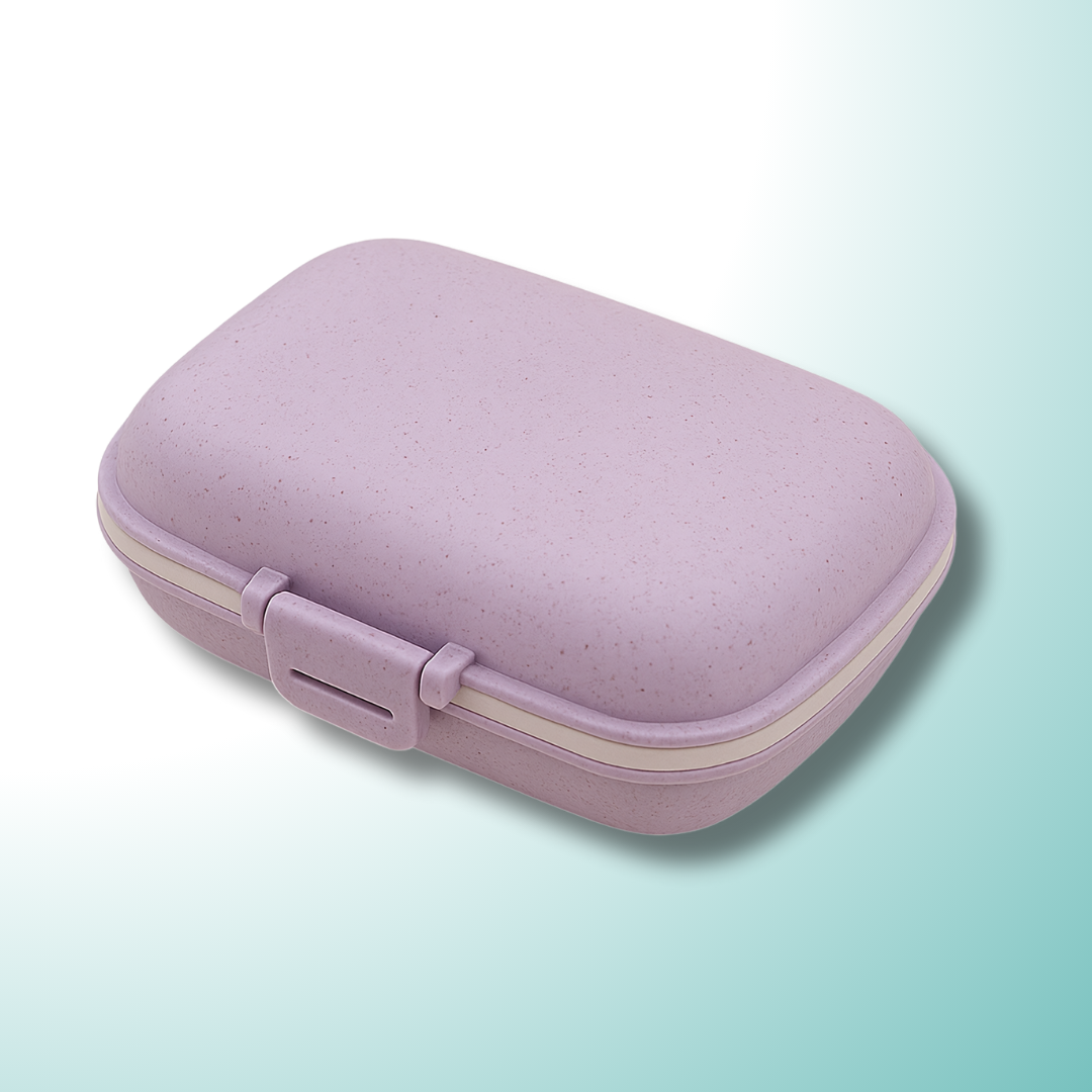 Portable Pill Organizer Box
