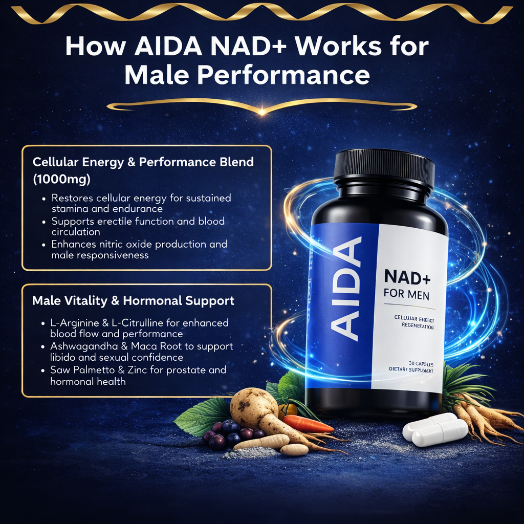Aida™ - NAD+ Capsules For Men