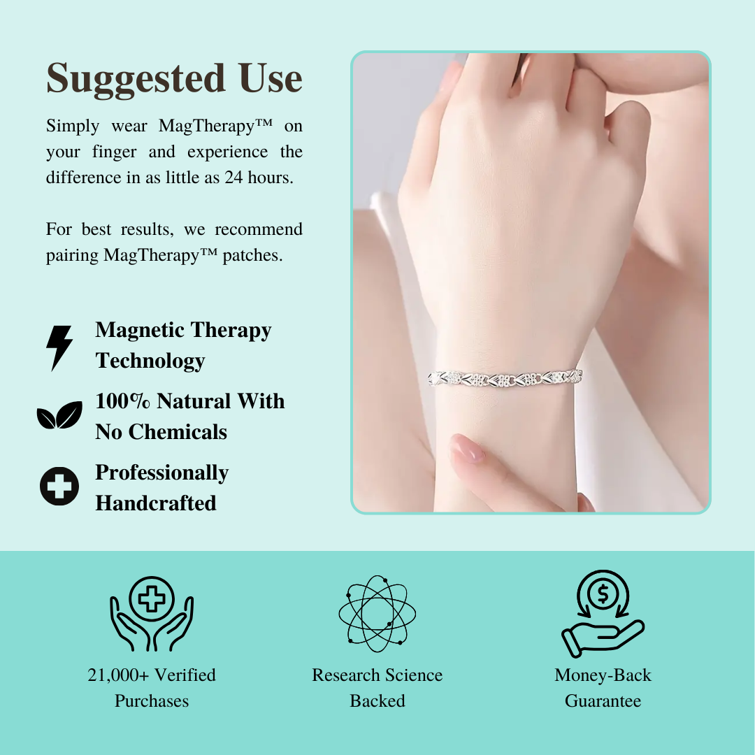 MagTherapy™ 18k Luxurious Hand-crafted Menopause Bracelet Kit