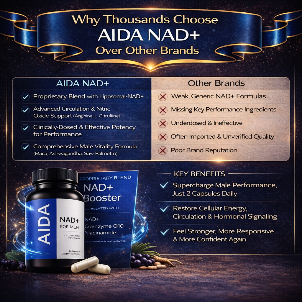 Aida™ - NAD+ Capsules For Men