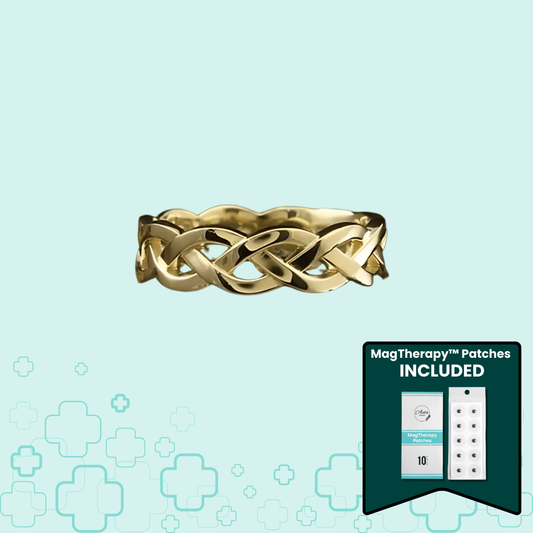 MagTherapy™ 18k Plated Copper Braided Menopause Ring Kit