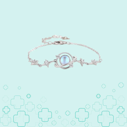 MagTherapy Limited Edition Silver Moonstone Slimming Bracelet