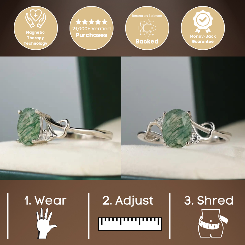 MagTherapy™ Agate Stone Slimming Ring