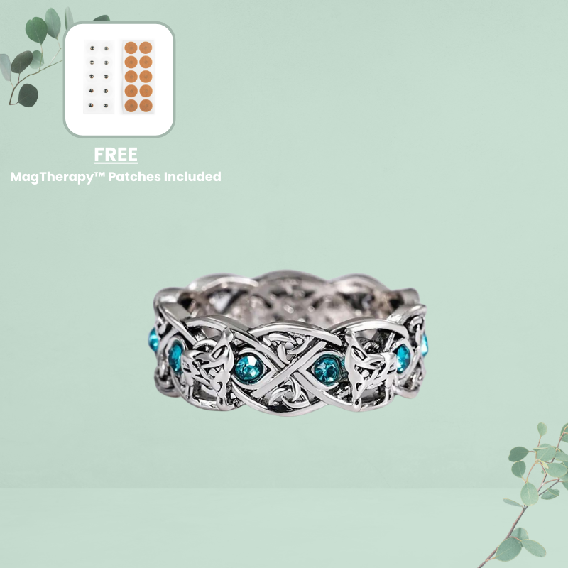 MagTherapy™ Wolf Green Menopause Ring