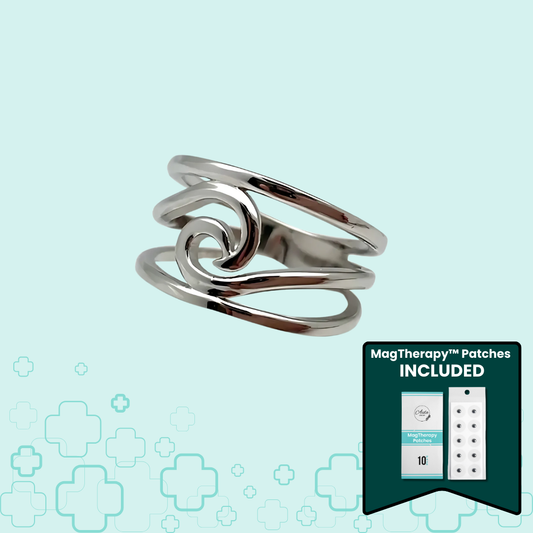 MagTherapy™ 18k Intricate Swirl Menopause Ring Kit