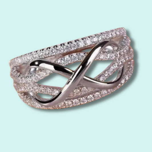 MagTherapy™ 18k Plated Shining Infinity Ring