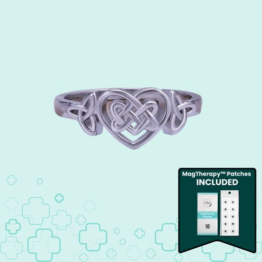 MagTherapy™ 18k Knot Heart Menopause Ring Kit