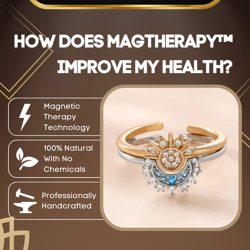 MagTherapy™ Two Piece Sun & Moon Slimming Ring