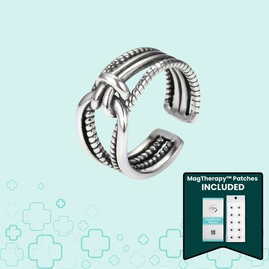 MagTherapy™ 18k Retro Knot Menopause Ring Kit