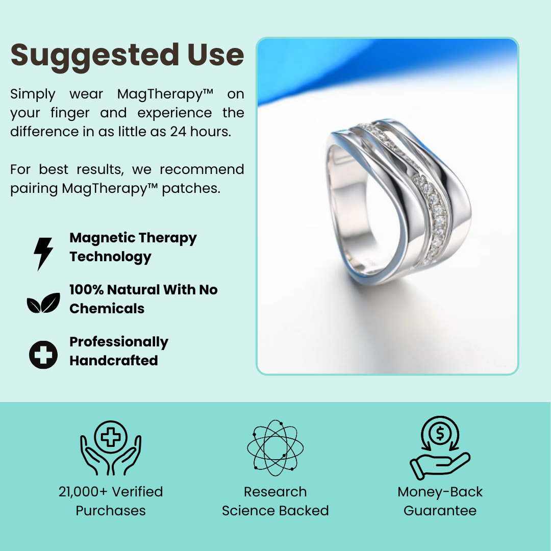 MagTherapy™ 18k Silver Plated Menopause Ring Kit