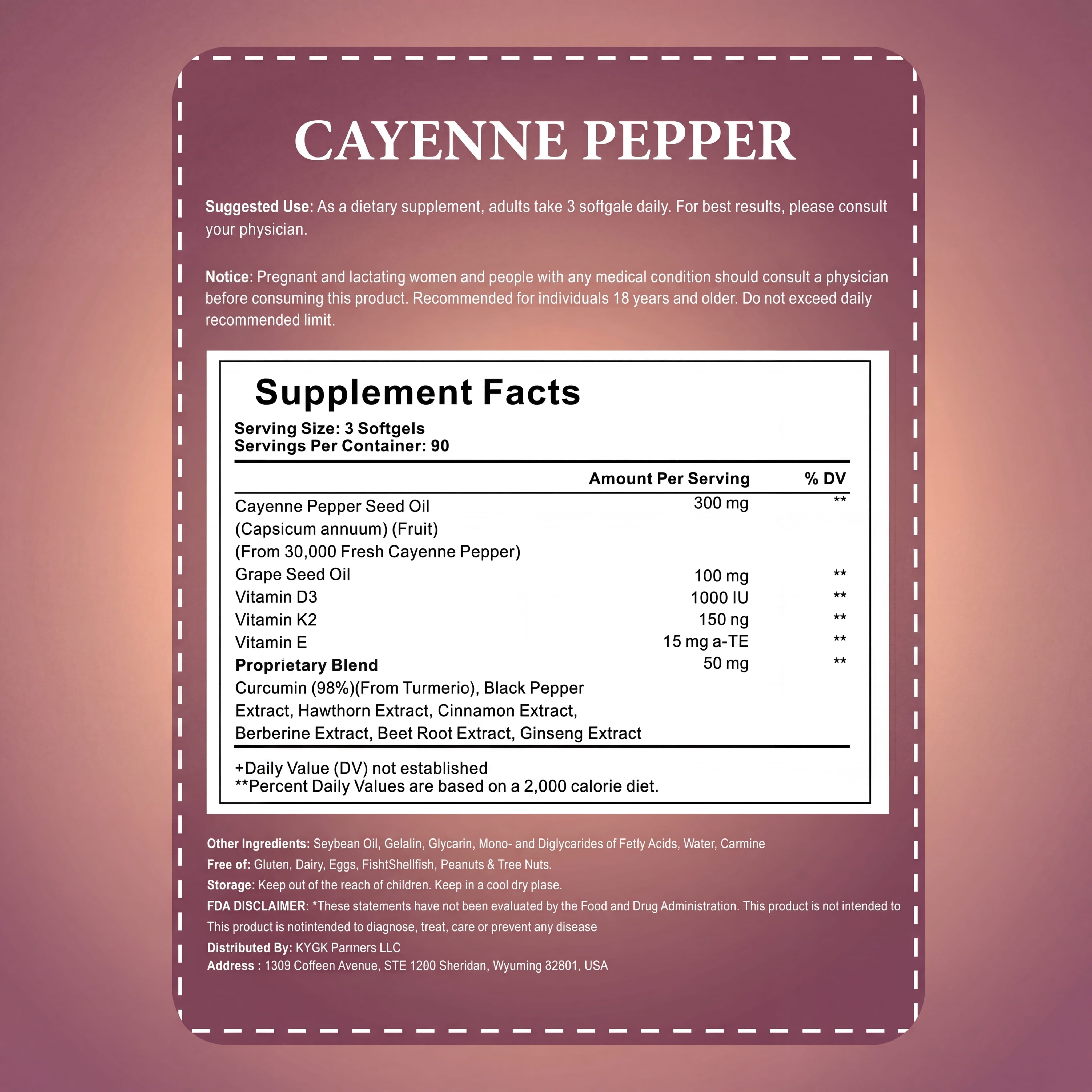 Aida™ - Queen Cleanse Cayenne Softgels