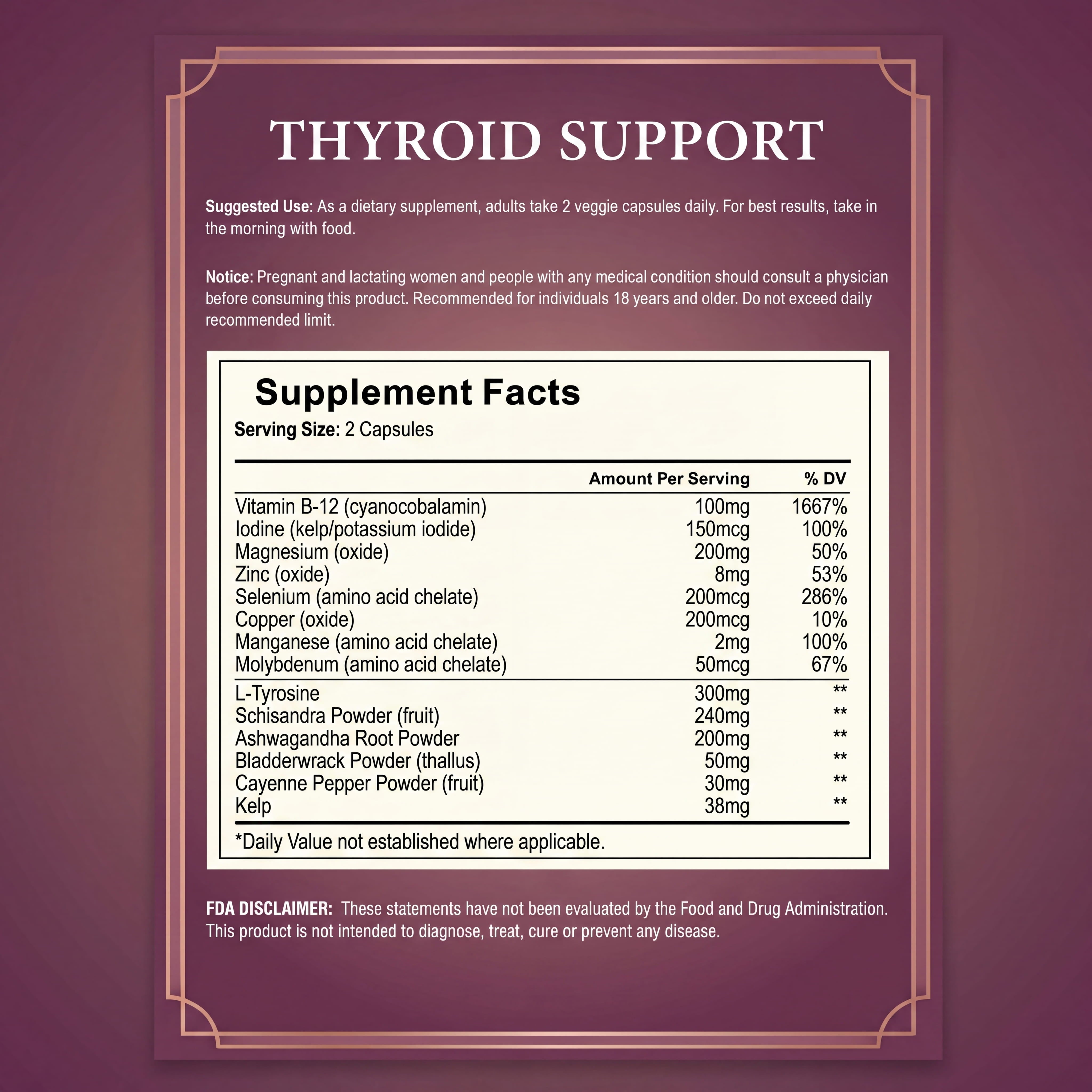 Aida™ - Women's Thyroid Support Capsules