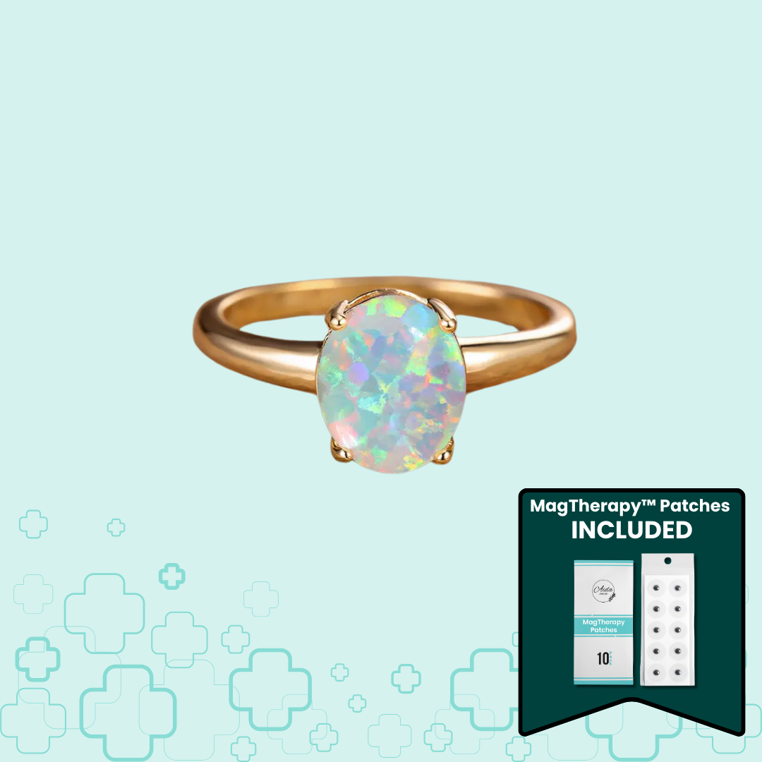 MagTherapy™ 18k Vintage Opal Menopause Ring Kit