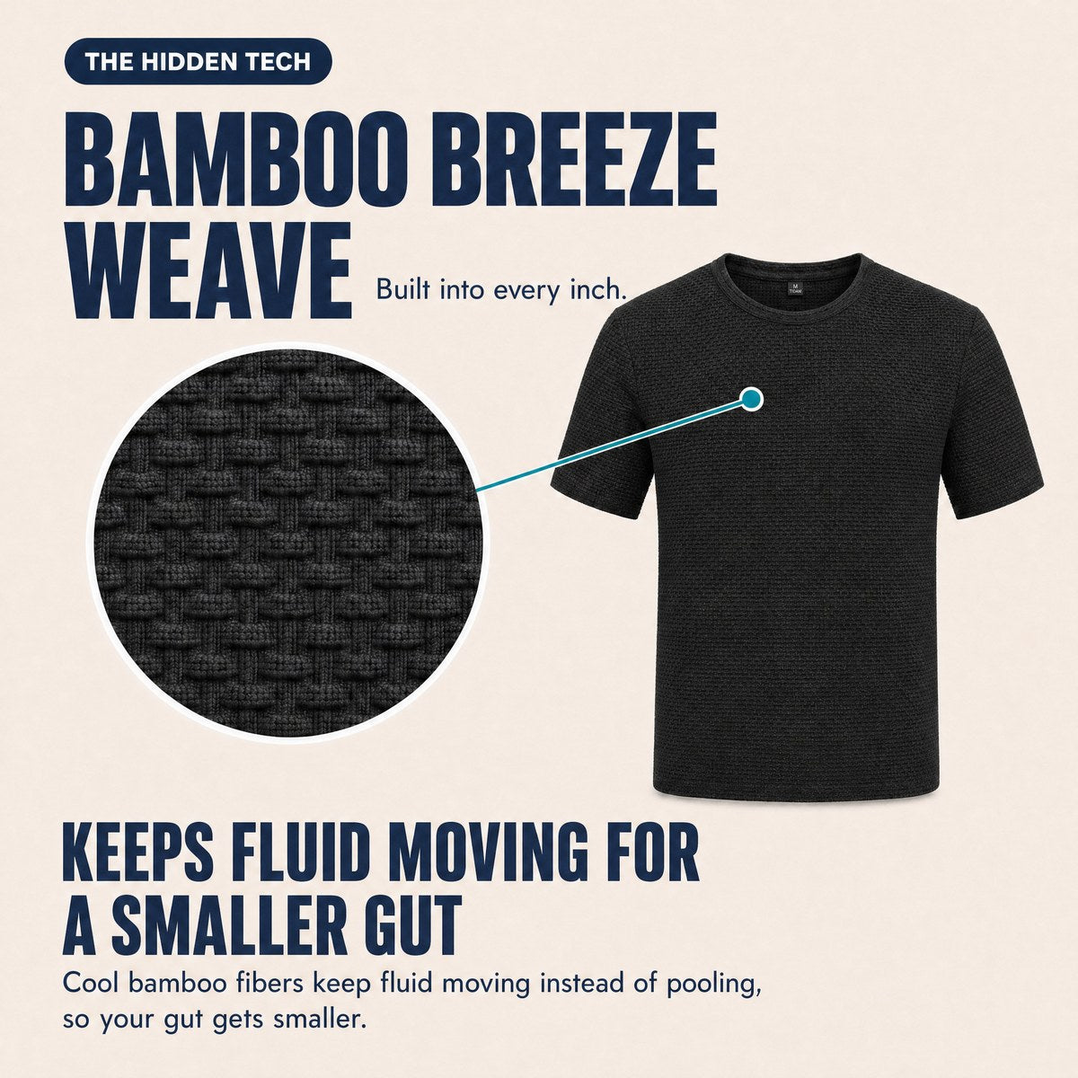 Aida Bamboo Drainage Tee - The hidden tech