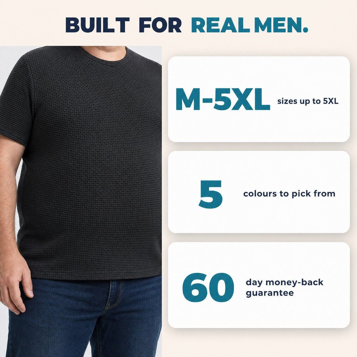 Aida Bamboo Drainage Tee - Built for real men