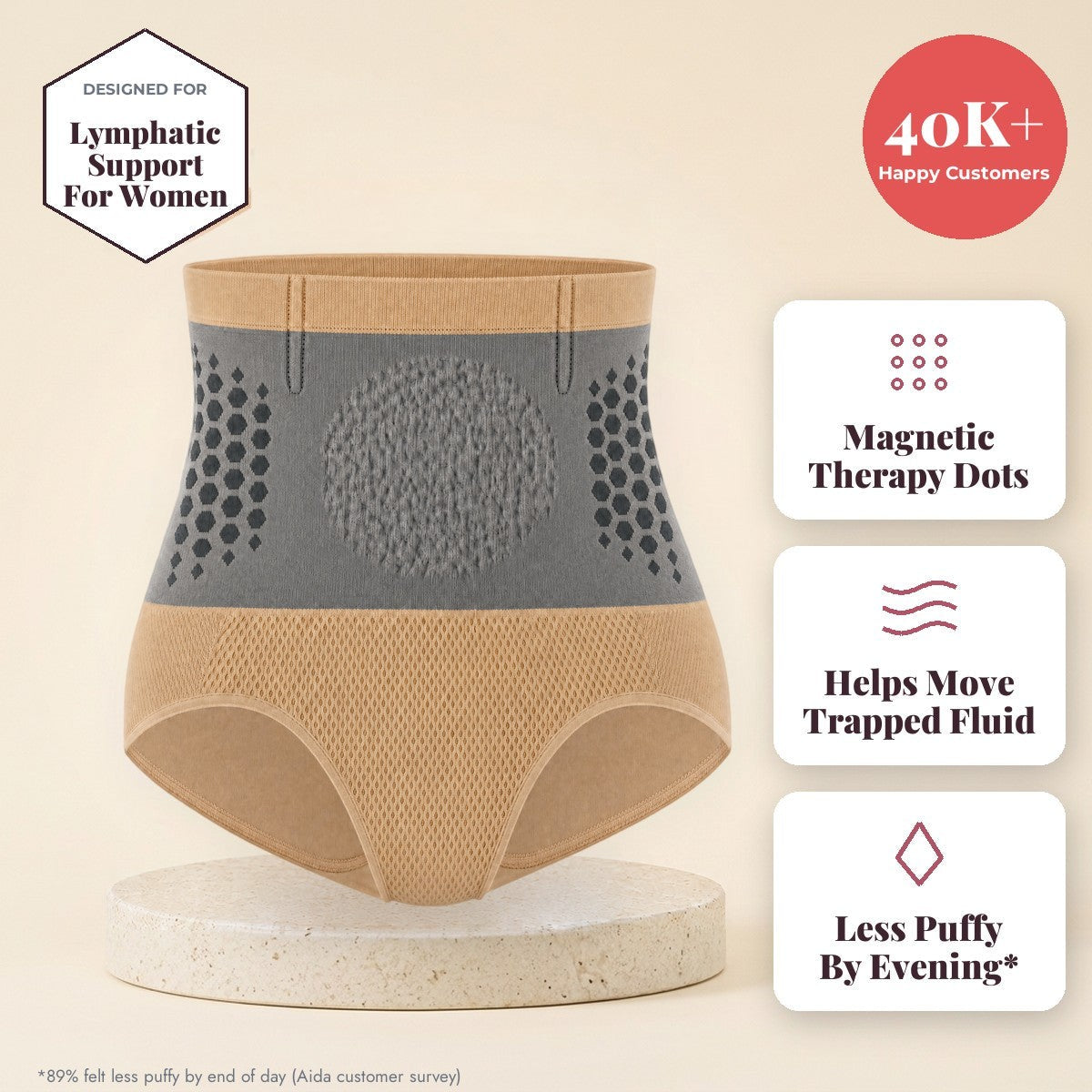 Aida Magnetic Therapy Shaper Briefs - Hero