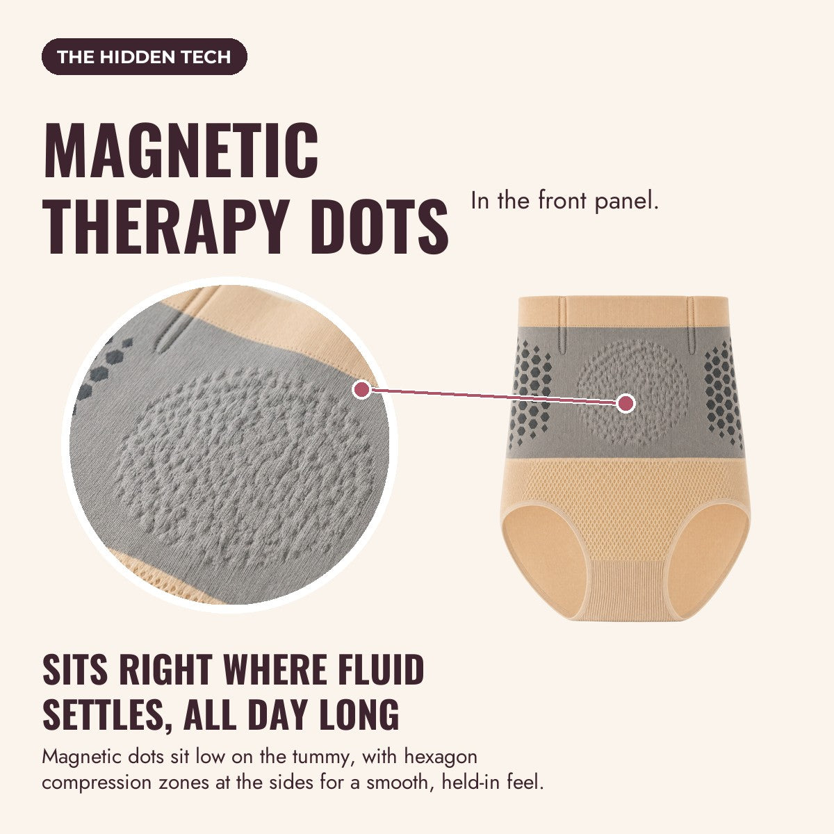 Aida Magnetic Therapy Shaper Briefs - The Hidden Tech