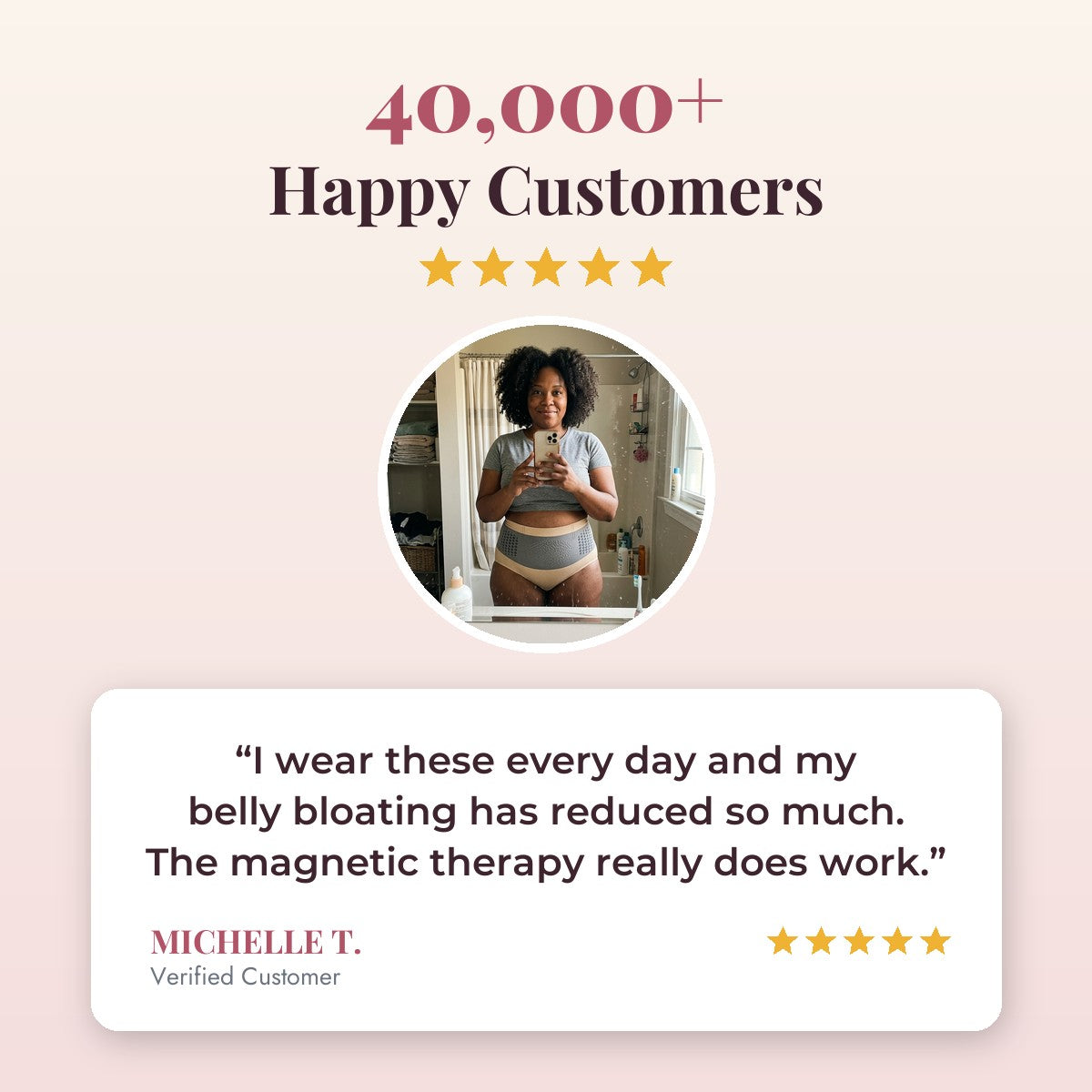 Aida Magnetic Therapy Shaper Briefs - Happy Customers