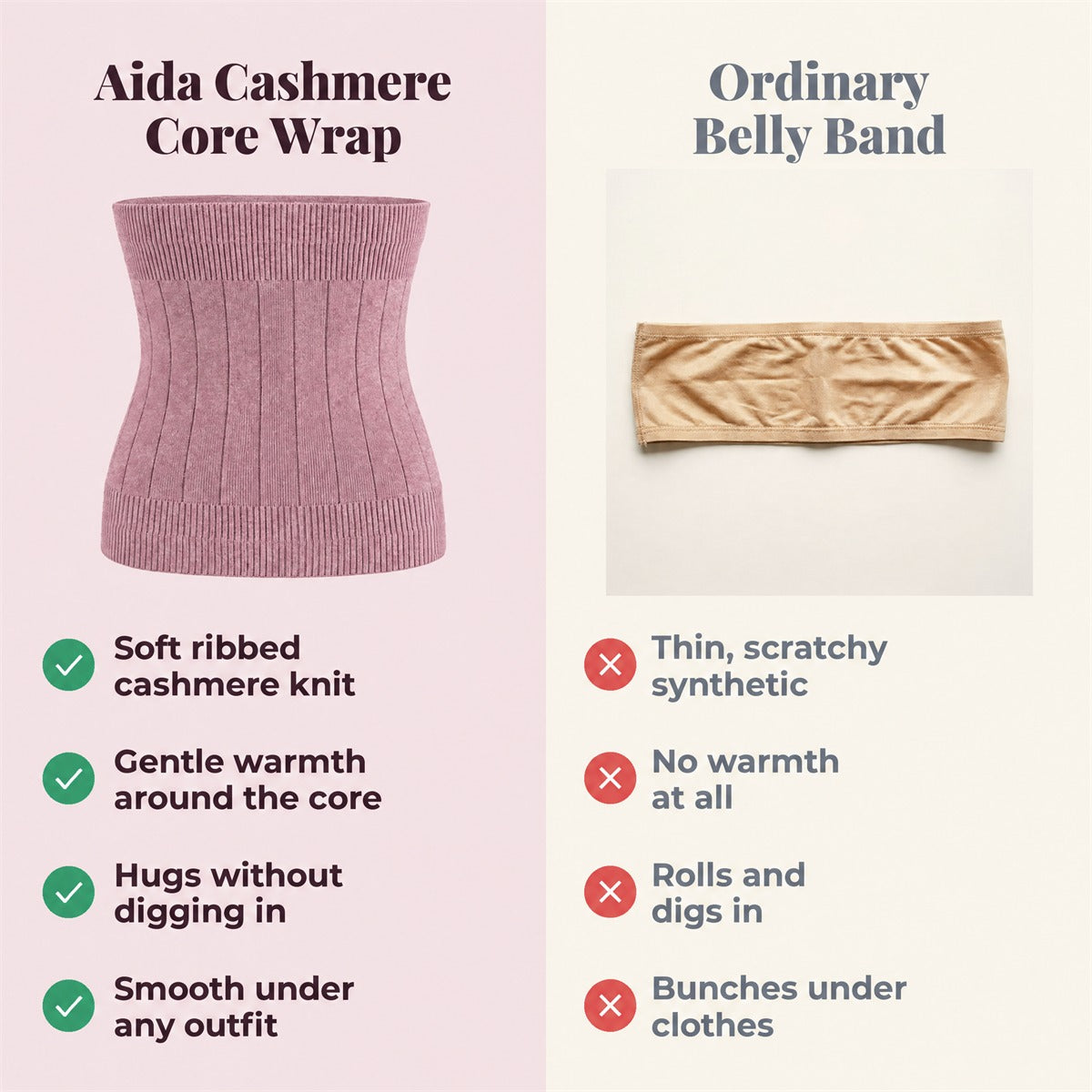 Aida Cashmere Core Wrap - Aida vs Ordinary