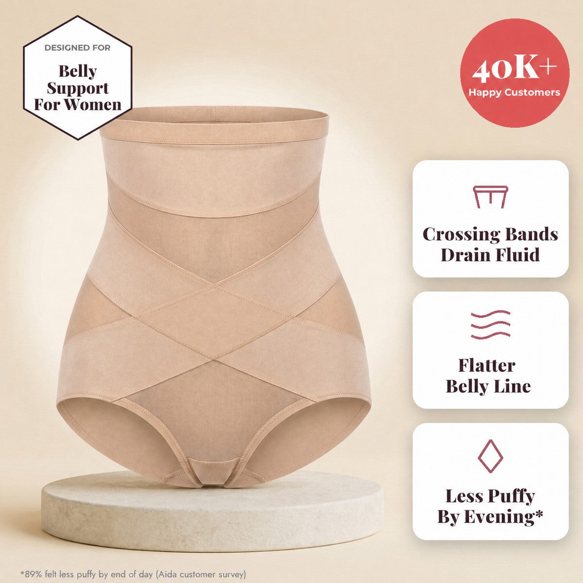 Aida Vienna Cross Sculpt Briefs - Hero