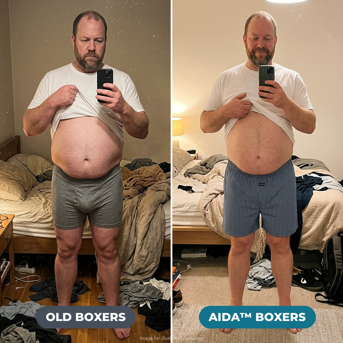 Aida Free Flow Boxers - Old vs Aida