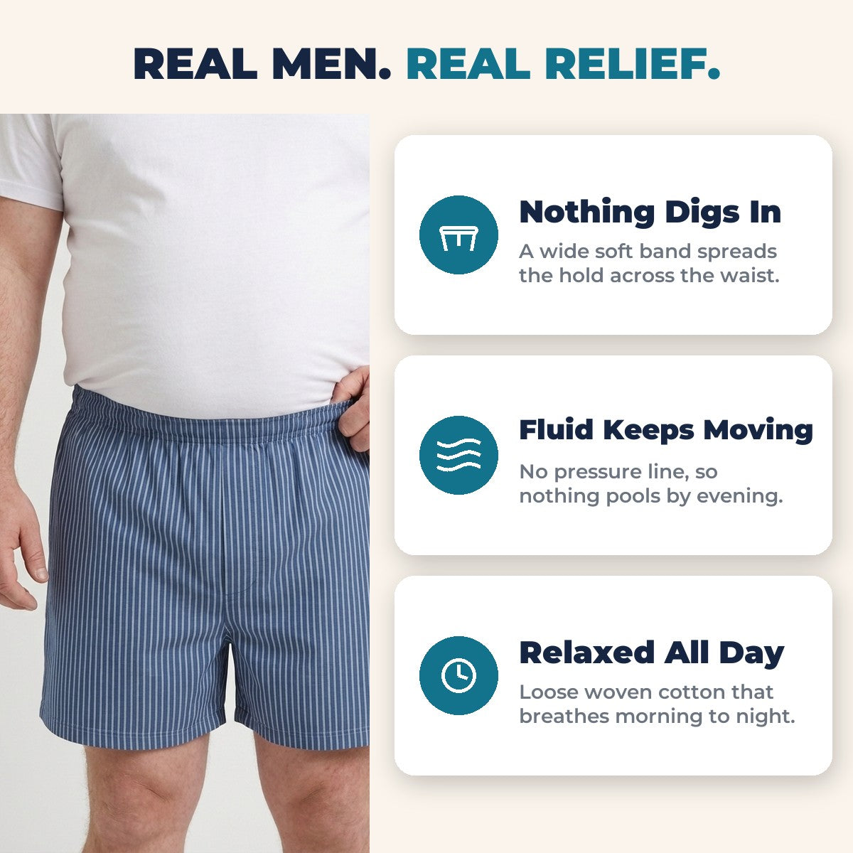 Aida Free Flow Boxers - Real Men Real Relief