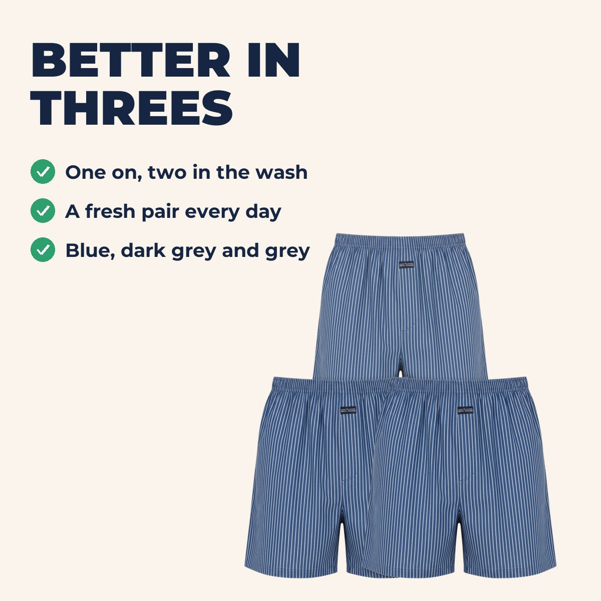 Aida Free Flow Boxers - Better In Threes