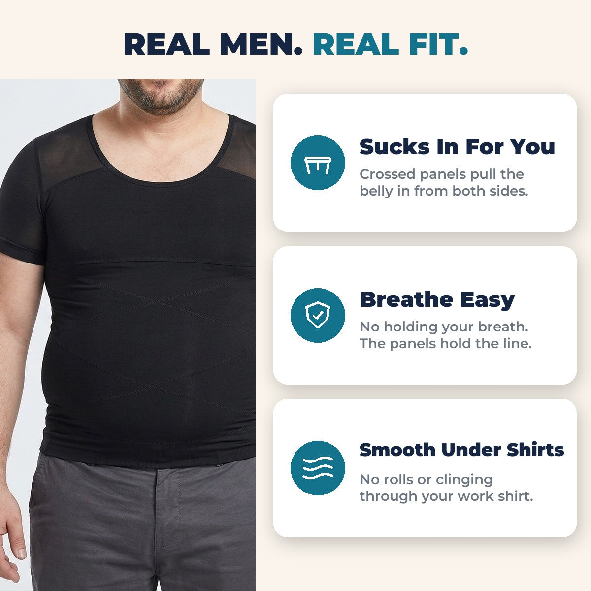 Real men, real fit