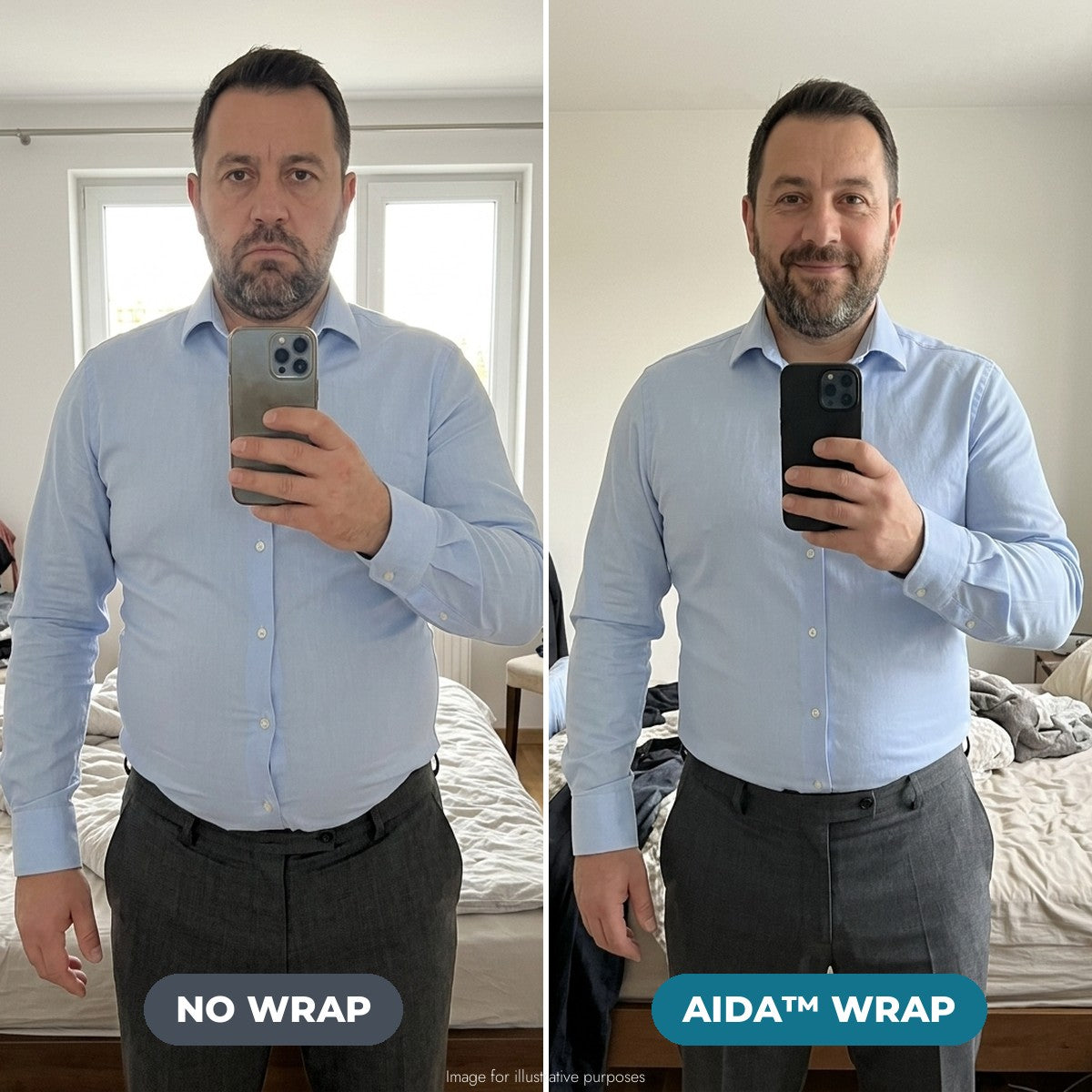 No wrap vs Aida wrap