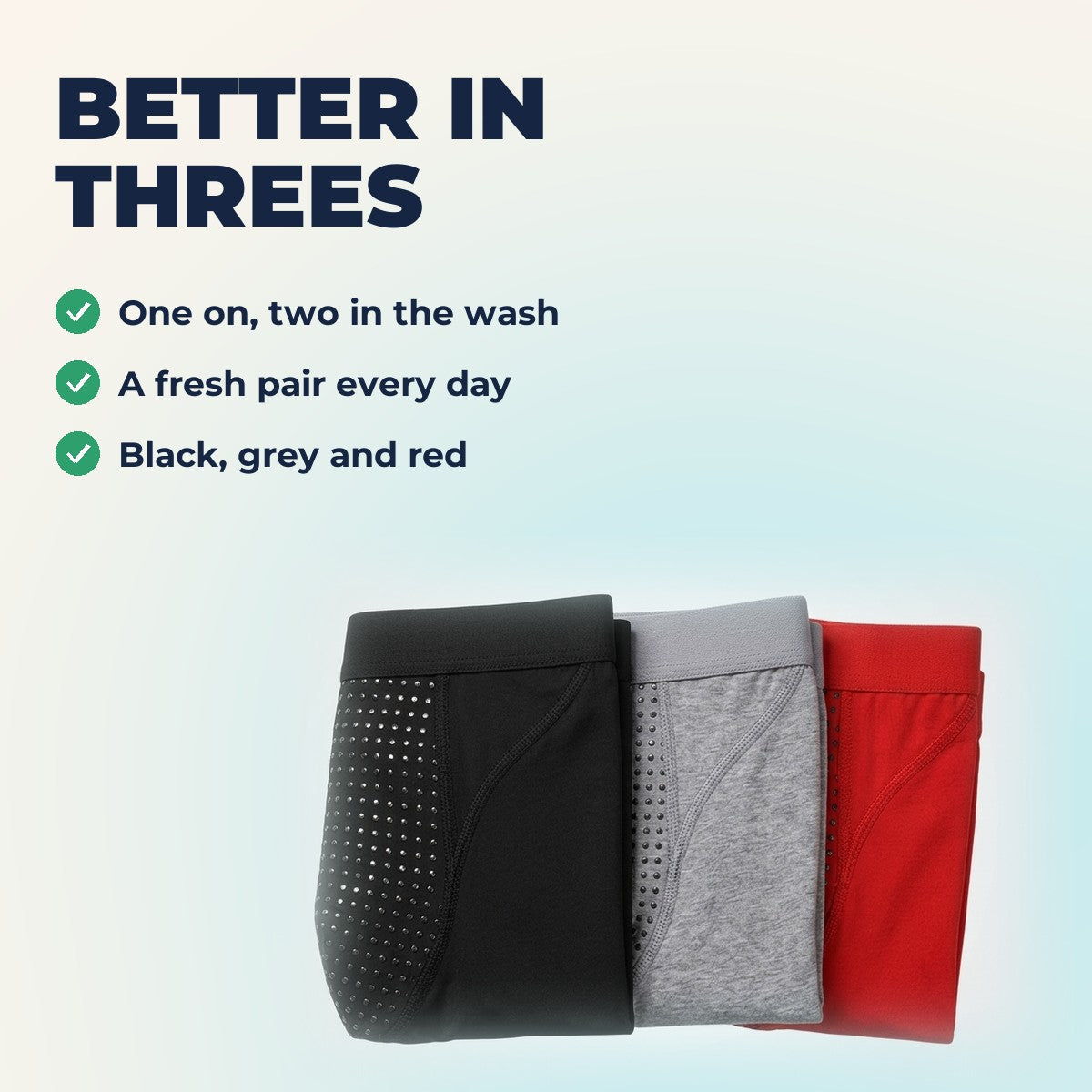 Aida Magnetic Therapy Boxers - Better in threes