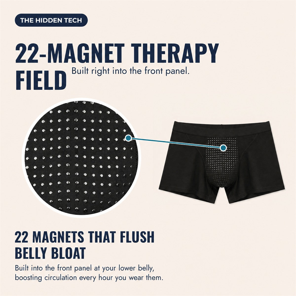 Aida Magnetic Therapy Boxers - The hidden tech