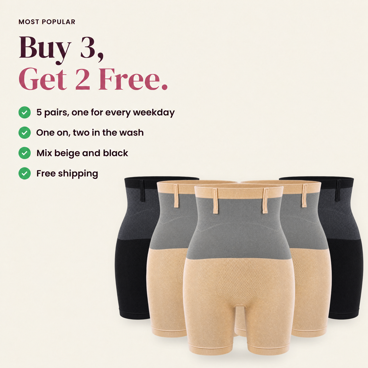 Buy 3, get 2 free