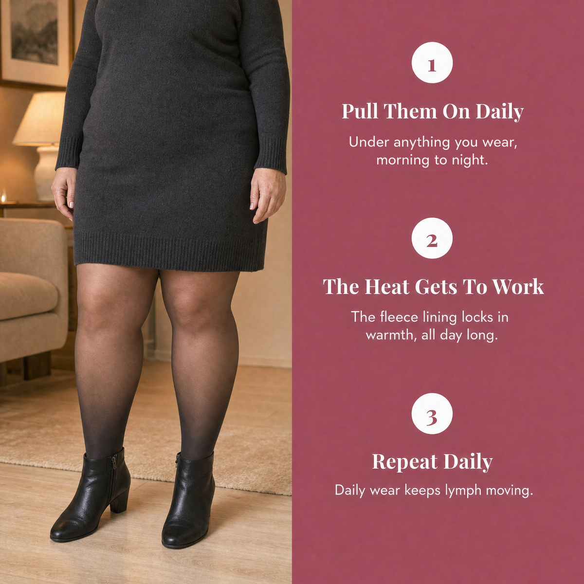 How to wear Aida Lymphatic Thermal Tights