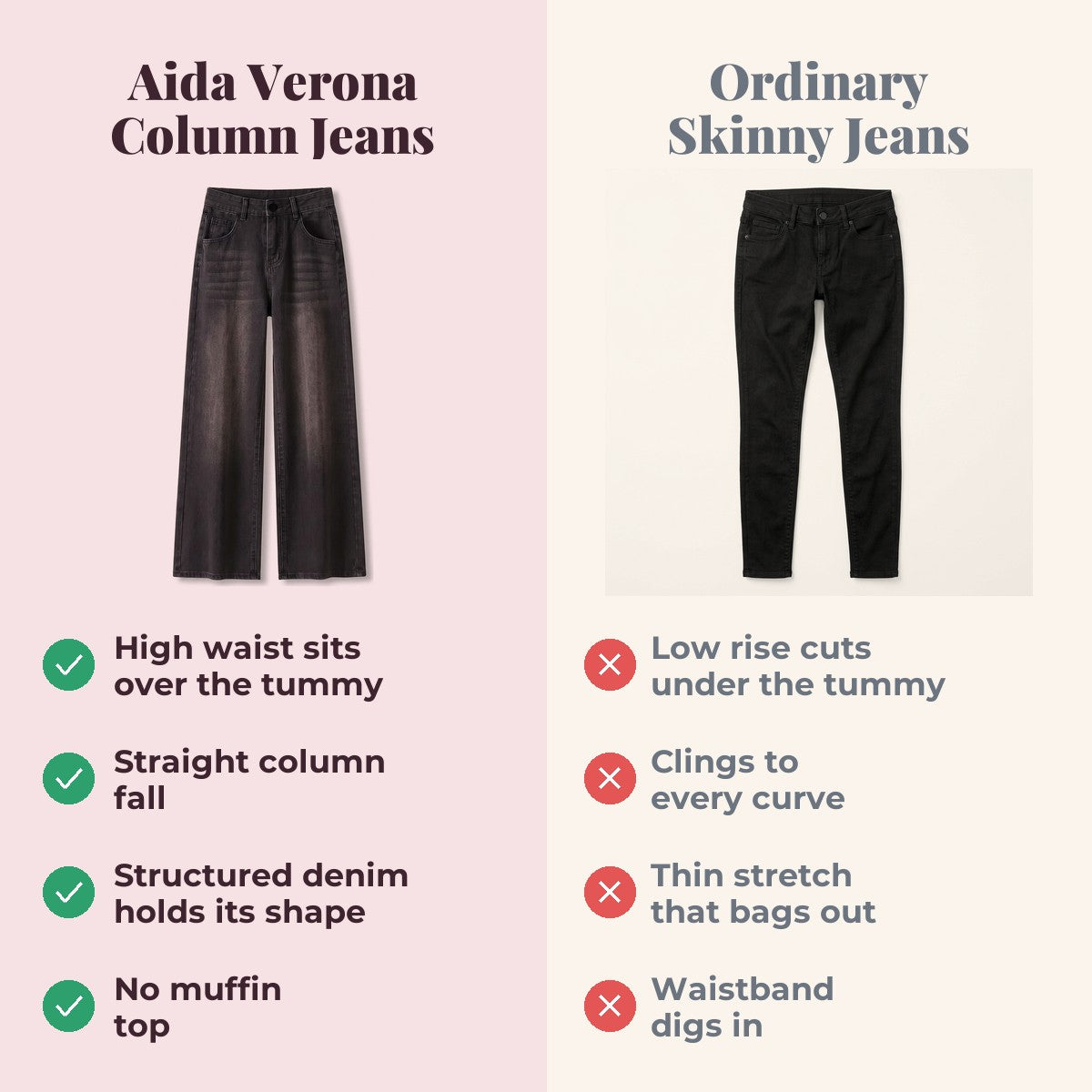 Aida Verona Column Jeans - Aida Vs Ordinary