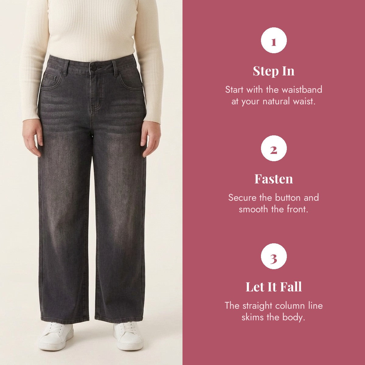 Aida Verona Column Jeans - How To Wear
