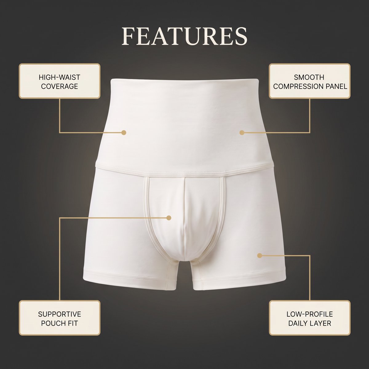 Aida™ - High Waist Lymphatic Boxers