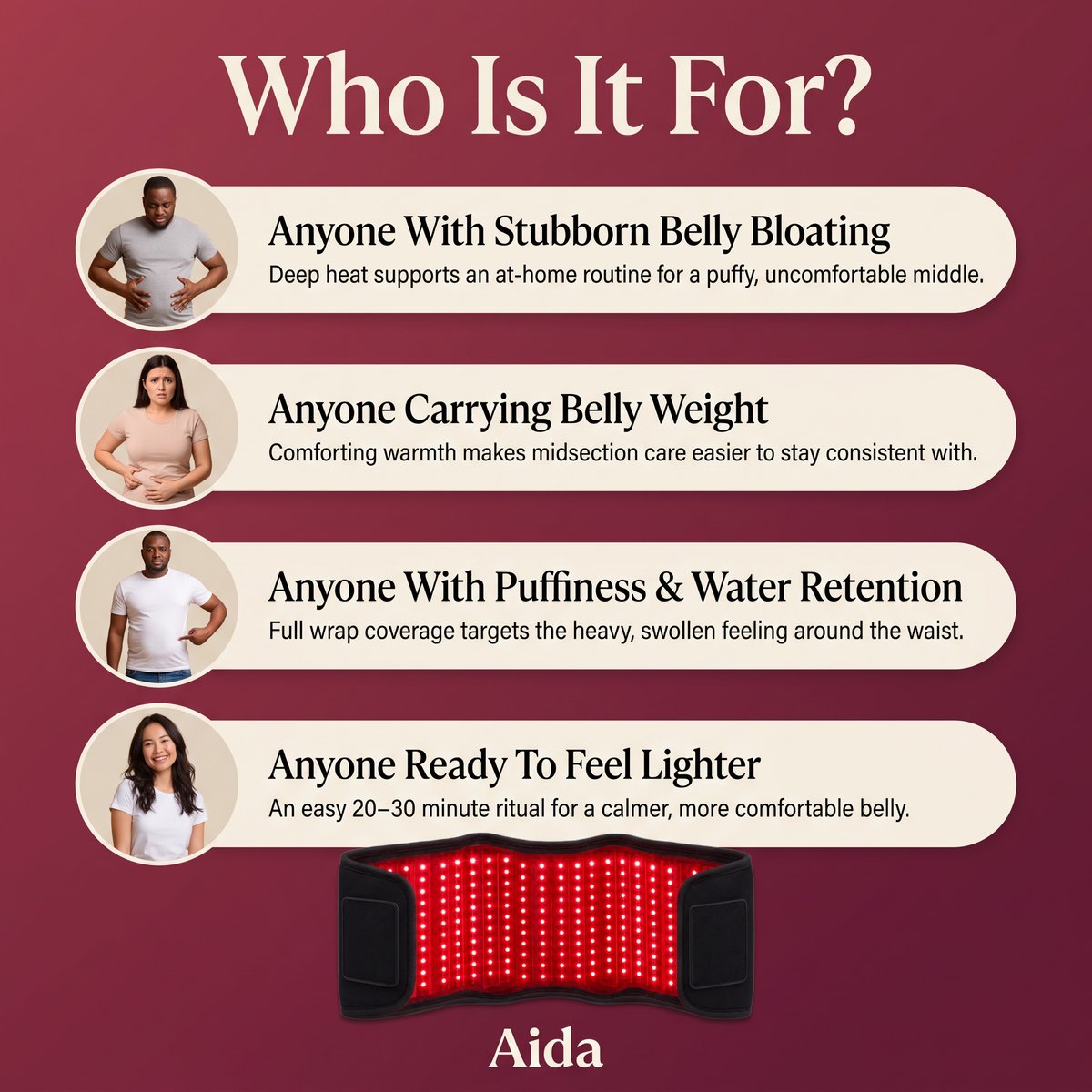 Aida™ - ThermaLight Belt