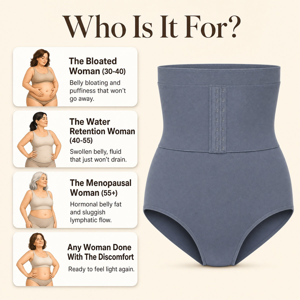 Aida™ - Lymphatic Double Compression Briefs