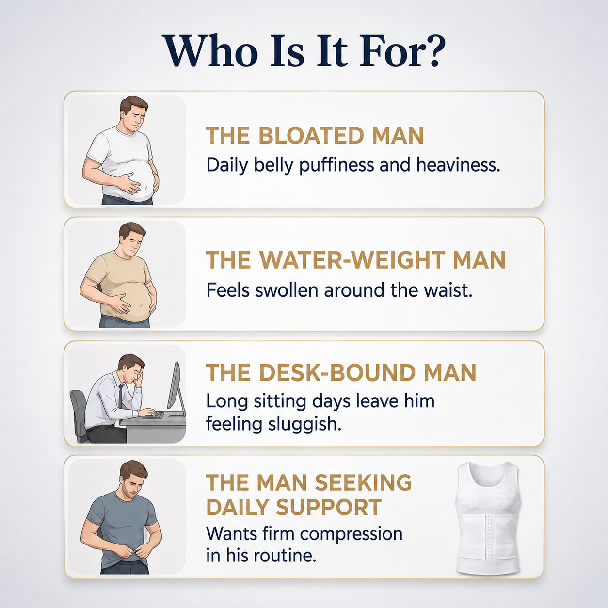 Aida™ - Men's Shaper Undershirt