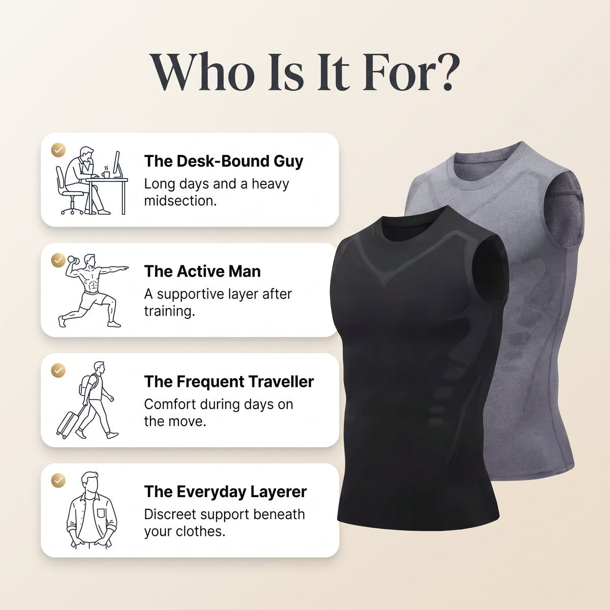 Aida™ - Magnetic Therapy Undershirt
