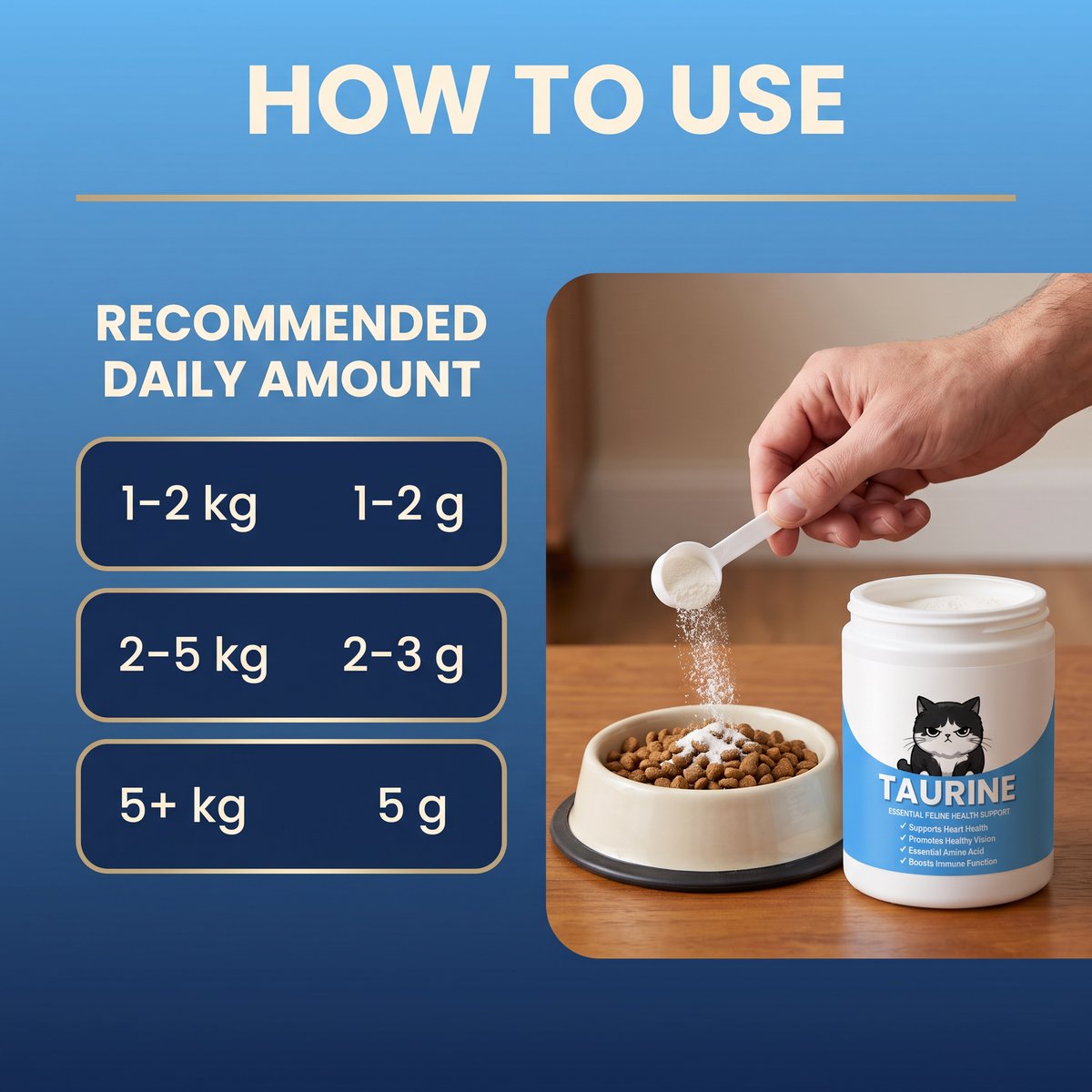 Aida™ - Feline Taurine Powder