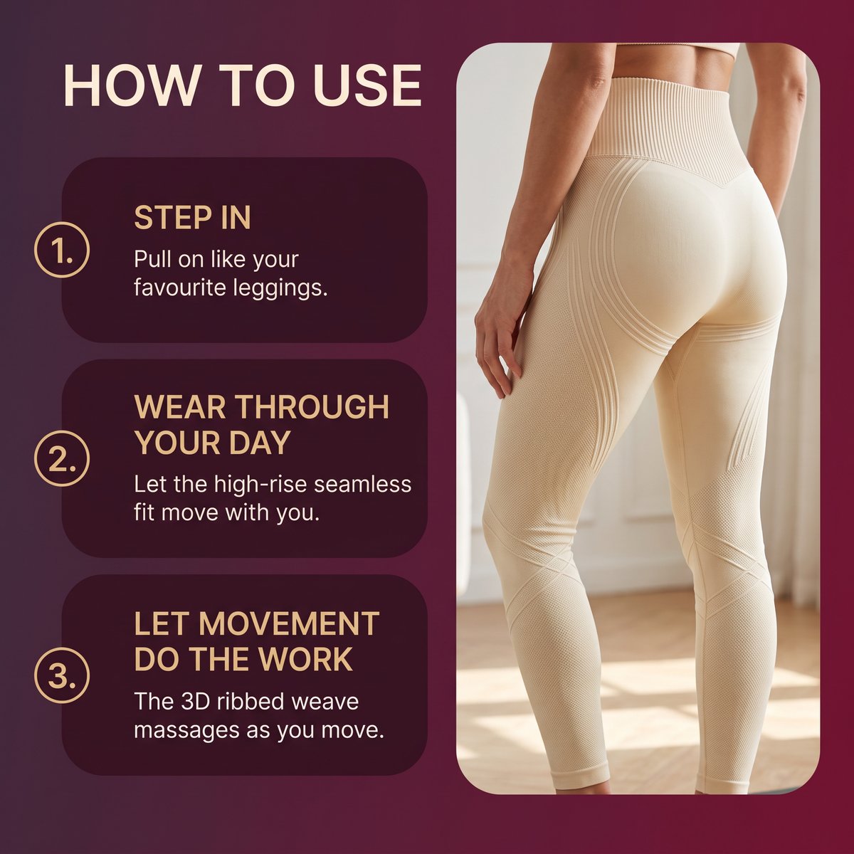 Aida™ - 3D Massage Leggings