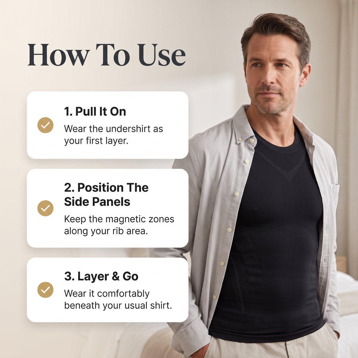 Aida™ - Magnetic Therapy Undershirt