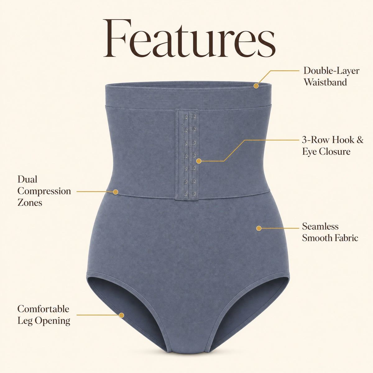 Aida™ - Lymphatic Double Compression Briefs