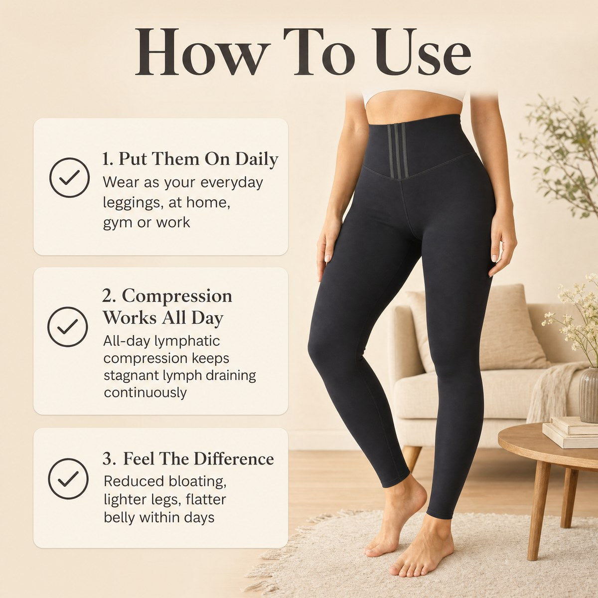 Aida™ - Lymphatic Compression Leggings