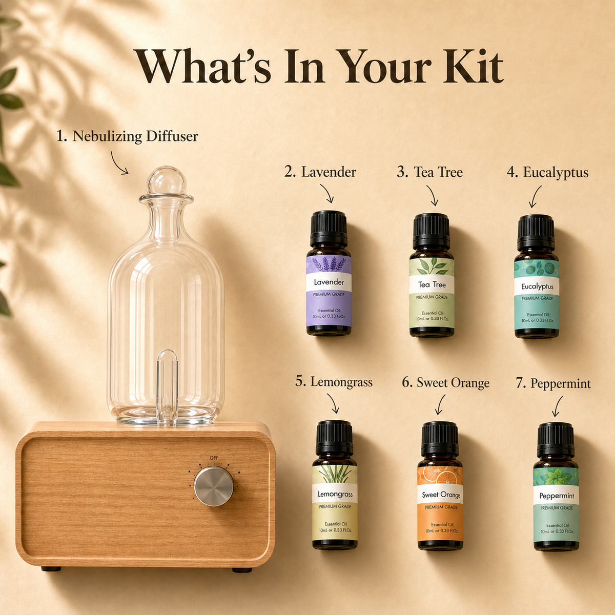 Aida™ - Detox Diffuser & Oil Kit