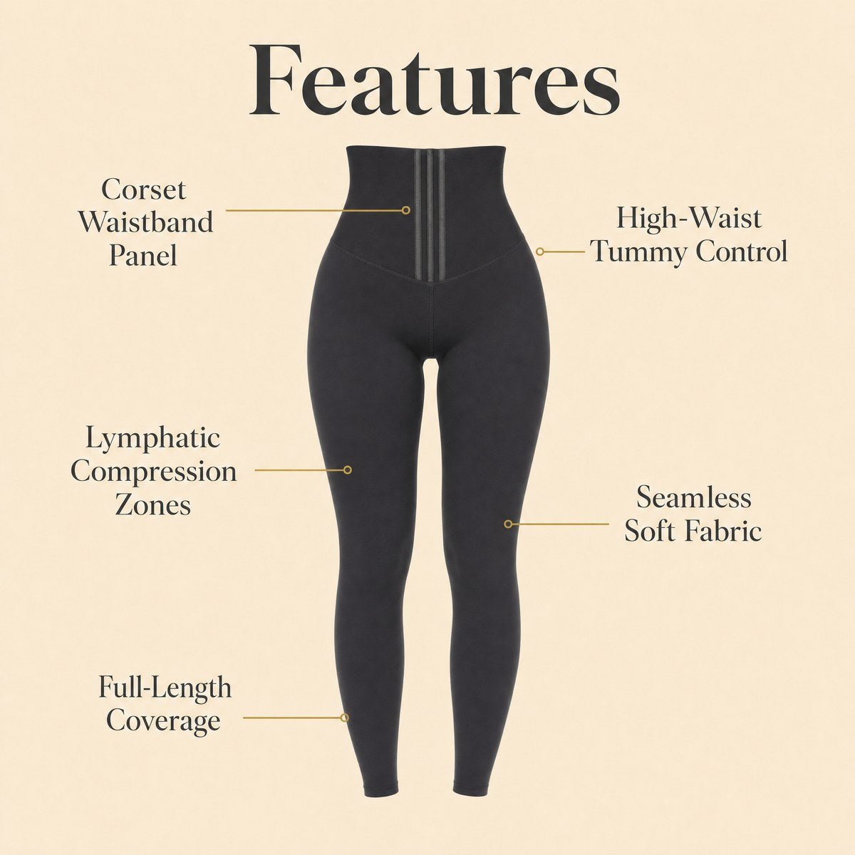 Aida™ - Lymphatic Compression Leggings